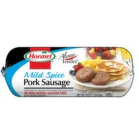 Hormel Sausage, Pork, Mild Spice, 16 Ounce