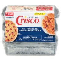 Crisco All-Vegetable Shortening Sticks, Gluten-Free, 3 Each