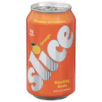 Slice Healthy Soda, Orange, 12 Fluid ounce