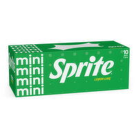 Sprite Lemon Lime Soda, Mini, 10 Each