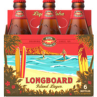 Kona Brewing Co Beer, Island Lager, 6 Pack, 6 Each