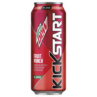 Mtn Dew Kickstart Juice Drink, Fruit Punch, 16 Fluid ounce