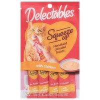 Delectables Squeeze Up Lickable Treats, with Chicken, 4 Pack, 4 Each