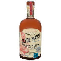 Clyde Mays Whiskey, Straight Bourbon, 750 Millilitre