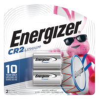 Energizer Batteries, Lithium, CR2, 2 Each