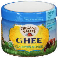 Organic Valley Butter, Clarified, Ghee, 7.5 Ounce