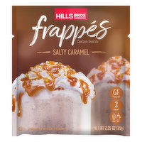 Hills Bros. Frappes Frappes Salty Caramel Cafe Style Drink Mix, 2.25 Ounce