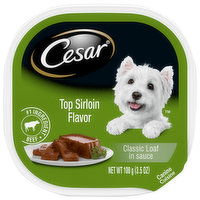 Cesar Top Sirloin Flavor Classic Loaf in Sauce Canine Cuisine, 3.5 Ounce