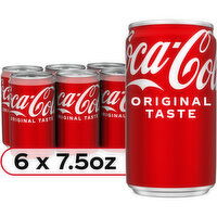 Coca-Cola Soda Soft Drink, 6 Each