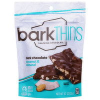 barkTHINS Coconut & Almond Dark Chocolate, 4.7 Ounce