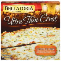 Bellatoria Ultra Thin Crust Ultimate 5 Cheese Pizza, 14.23 Ounce