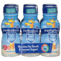 PediaSure Grow & Gain Vanilla Shake, 6 Each