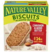 Nature Valley Biscuits, Cinnamon Almond Butter, 5 Each