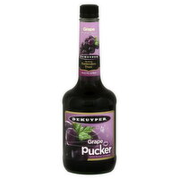 DeKuyper Pucker Schnapps, Sweet & Sour, Grape, 750 Millilitre