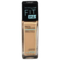 Fit me! Foundation, Matte + Poreless, Warm Nude 128, 1 Fluid ounce