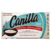 Canilla Rice, Enriched, Extra Long Grain, 10 Pound