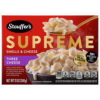 Stouffer's Shells & Cheese, Three Cheese, Supreme, 12 Ounce