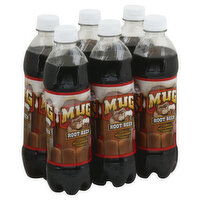 Mug Soda, Root Beer, 6 Each