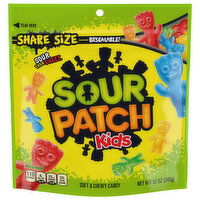 Sour Patch Kids Candy, Soft & Chewy, Share Size, 12 Ounce