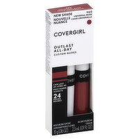 CoverGirl Outlast All-Day Lip Color, with Top Coat, Custom Nudes, Universal Nude 960, 1 Each