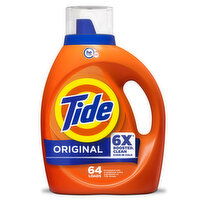 Tide Liquid Laundry Detergent, High Efficiency, 84 fl oz, 64 Loads, 80 Fluid ounce
