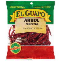 El Guapo Whole Arbol Chili Pods (Chile De Arbol Entero), 2 Ounce