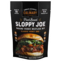 Urban Accents Ground Veggie Meatless Mix, Plant Based, Sloppy Joe, 3.5 Ounce