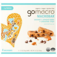 GoMacro Coconut + Almond Butter + Chocolate Chips MacroBars, 4 Each