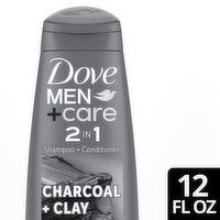 Dove Men+Care Men+Care Shampoo Charcoal + Clay, 12 Ounce