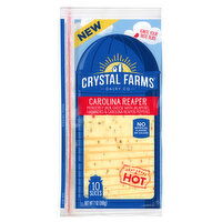 Crystal Farms Carolina Reaper Sliced Cheese, 7 Ounce