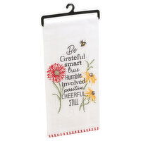 Kay Dee Designs Flour Sack Towel, Krinkle, Floral Buzz, 1 Each