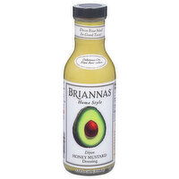 Briannas Dressing, Dijon Honey Mustard, Home Style, 12 Fluid ounce