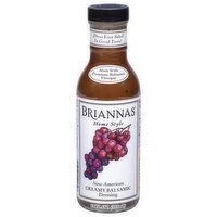 Briannas Dressing, New American, Creamy Balsamic, Home Style, 12 Fluid ounce