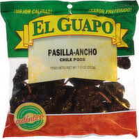 El Guapo Whole Pasilla Ancho Chile (Chile Pasilla Ancho), 7.5 Ounce