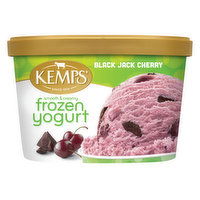 Kemps Black Jack Cherry Frozen Yogurt, 1.5 Quart