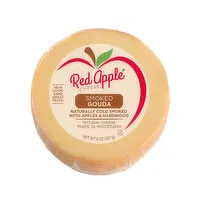 Apple Smoked Cheese, All Natural, Gouda, 8 Ounce