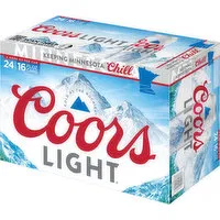 Coors Light Beer, 24 Each