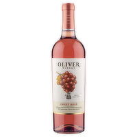 Oliver Winery Sweet Rosé Wine, 750 Millilitre