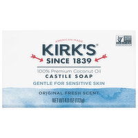 Kirk's Original Fresh Scent Castile Soap, 4 Ounce