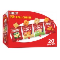 Cheez-It Snack Packs, 20 Packs, 17.72 Each