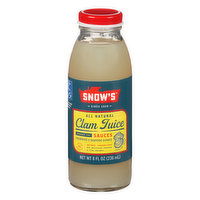 Snow's All Natural Clam Juice, 8 Ounce