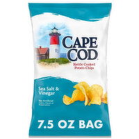 Cape Cod® Sea Salt and Vinegar Kettle Cooked Potato Chips, 7.5 Ounce