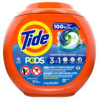 Tide Pods Detergent, 3 in 1, Original, Pacs, 57 Each