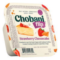 Chobani Flip Yogurt, Greek, Strawberry Cheesecake, 4.5 Ounce