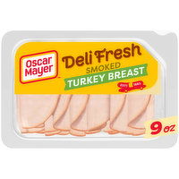 Oscar Mayer Smoked Turkey Breast Sliced Lunch Meat, 9 Ounce