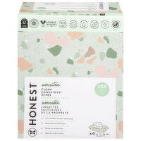 Honest Sensitive Wipes, 4 Each