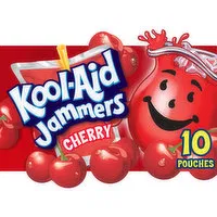 Kool-Aid Jammers Jammers Cherry Artificially Flavored Soft Drink, 10 Each