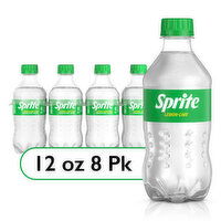 Sprite  Lemon Lime Soda Soft Drinks, 8 Each