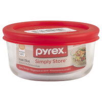 Pyrex Simply Store Glass Storage, 1 Cup, 1 Each