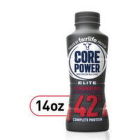 Core Power Elite  Protein Strawberry Elite 42G Bottle, 14 Fluid ounce